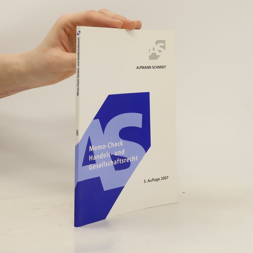 Gerd Hufgard Memo-Check Handels- und Gesellschaftsrecht