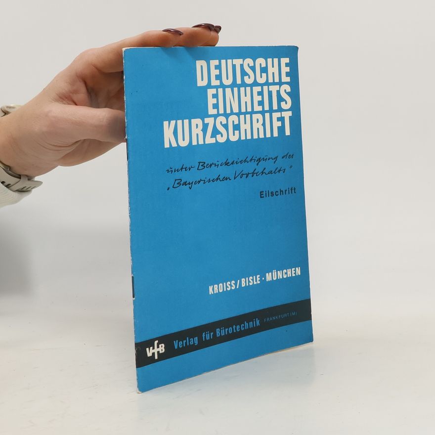 Alfons Bisle Deutsche Einheitskurzschrift. Teil II