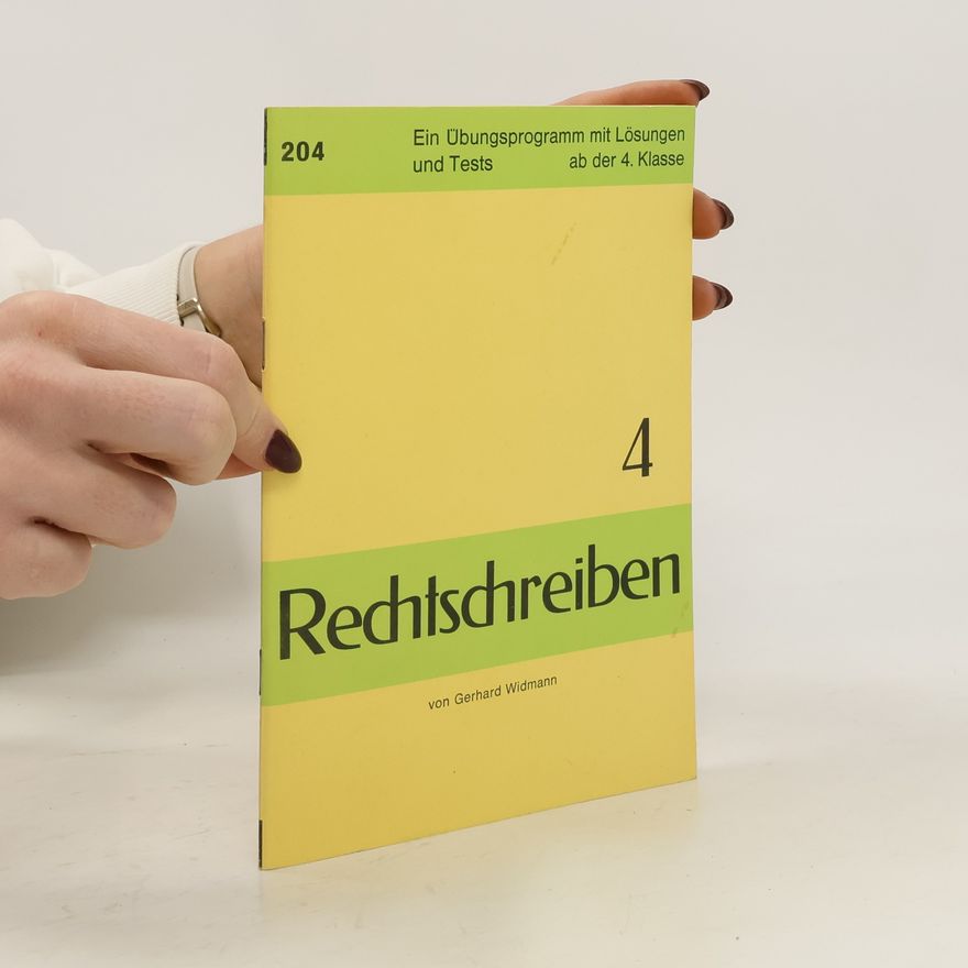 Gerhard Widmann Rechtschreiben 4