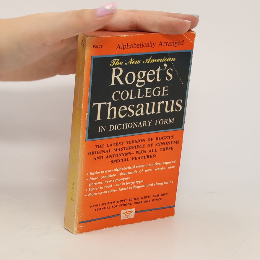 Autores varios The New American Roget's College Thesaurus in Dictionary Form