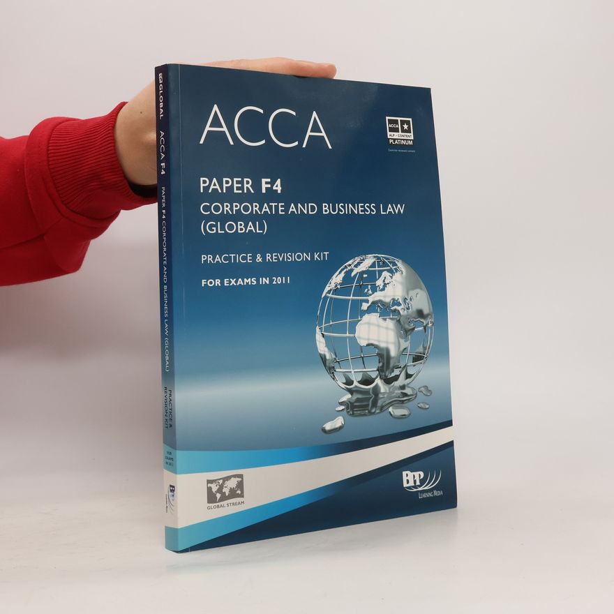 Kolektív autorov ACCA. Paper F4. Corporate and Business Law