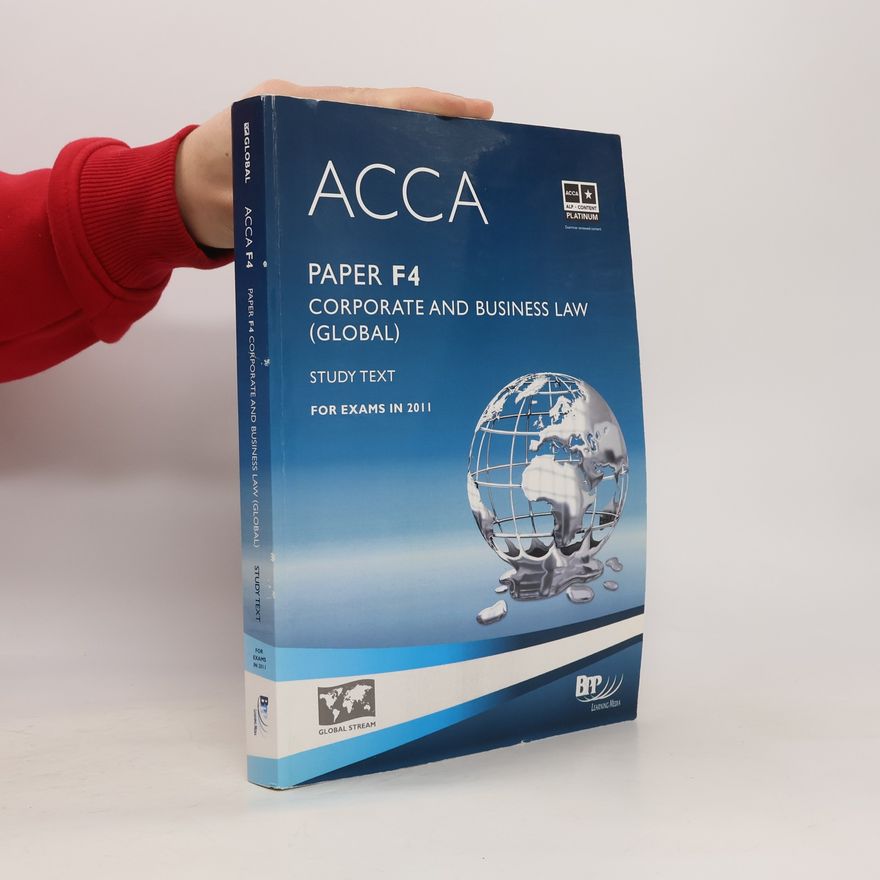 Kolektív autorov ACCA. Paper F4. Corporate and Business Law