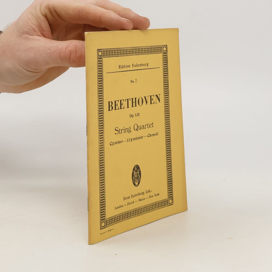 Autorenkollektiv Beethoven. Op. 131. String Quartet