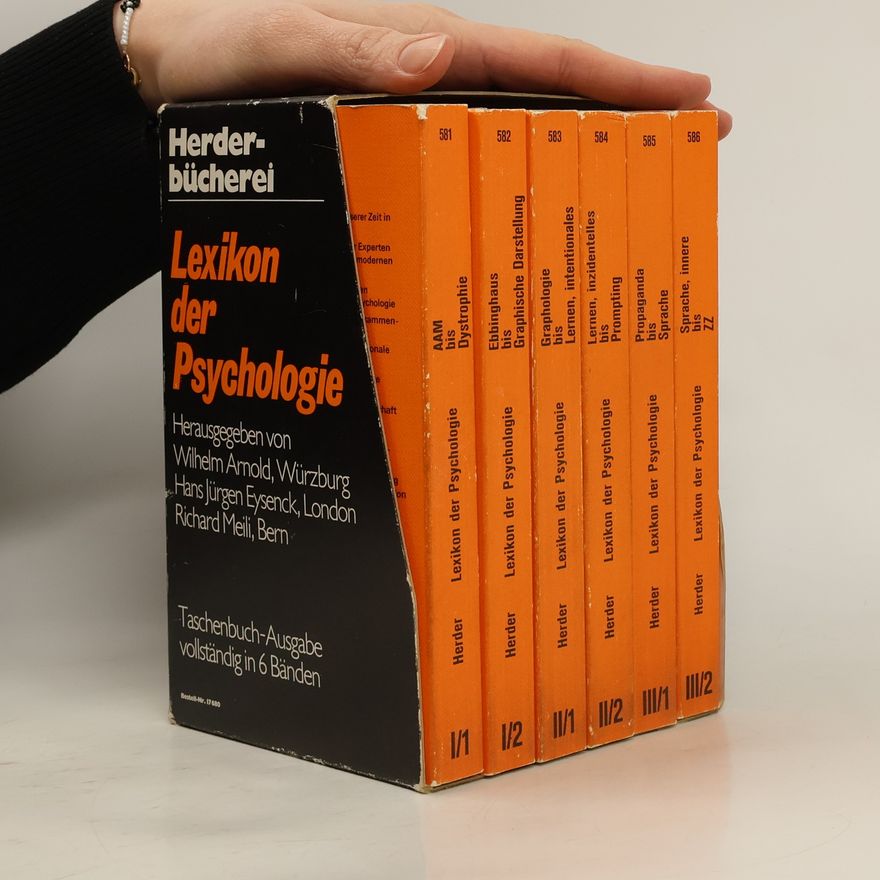 Various authors Lexikon der Psychologie 1-6