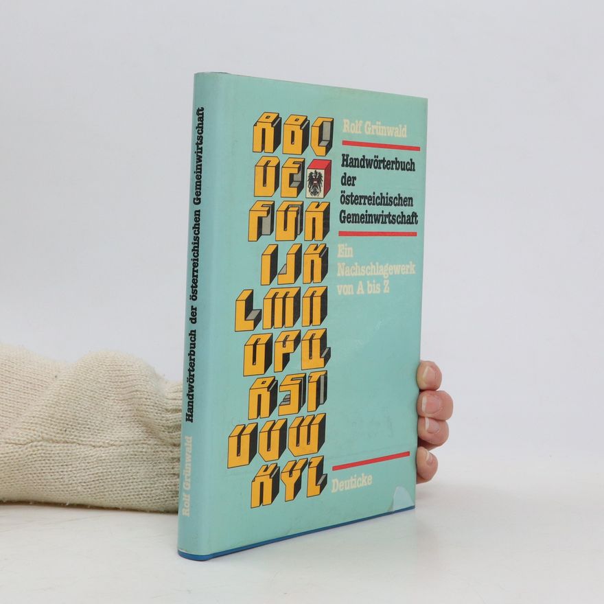 Rolf Grünwald Handwörterbuch der österreichischen Gemeinwirtschaft