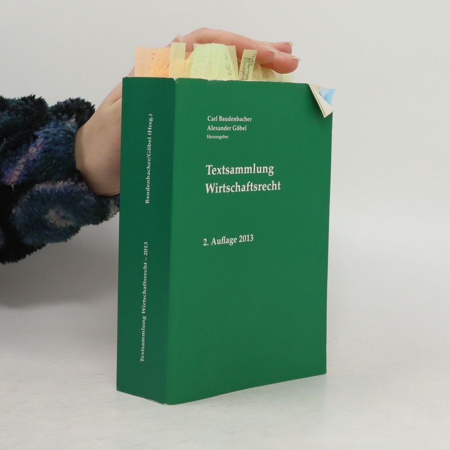 Kolektív autorov Textsammlung Wirtschaftsrecht