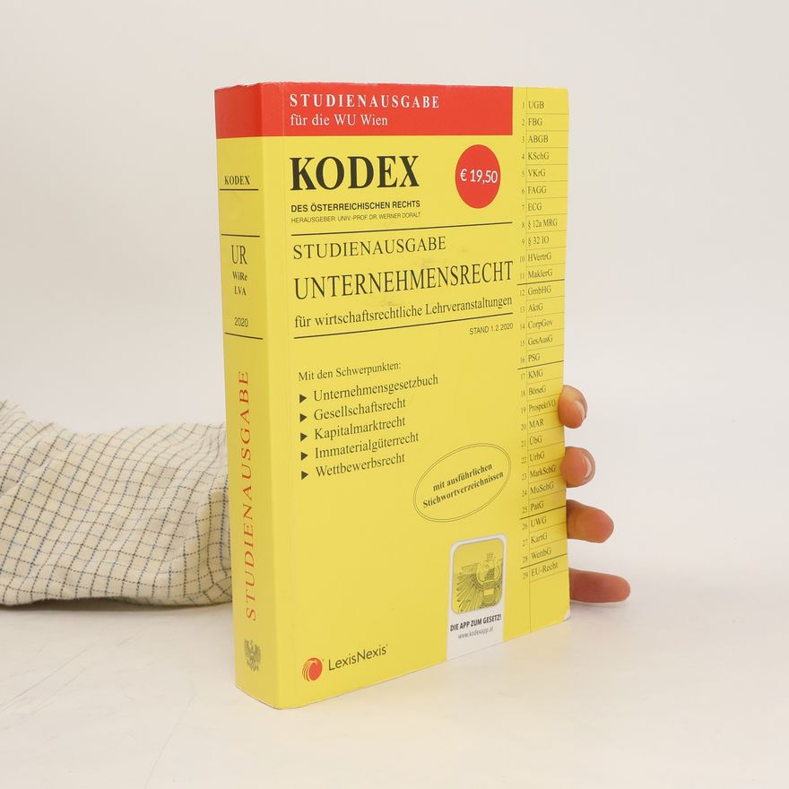 Kolektív autorov Studienausgabe Unternehmensrecht