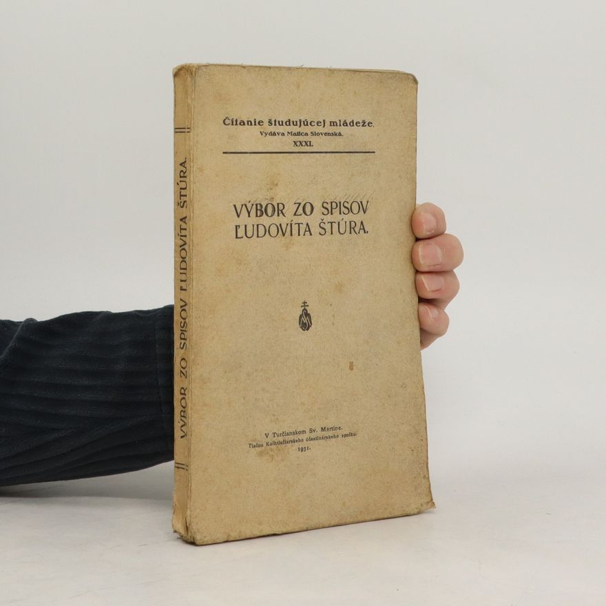 Ľudovít Štúr Výbor zo spisov Ľudovíta Štúra