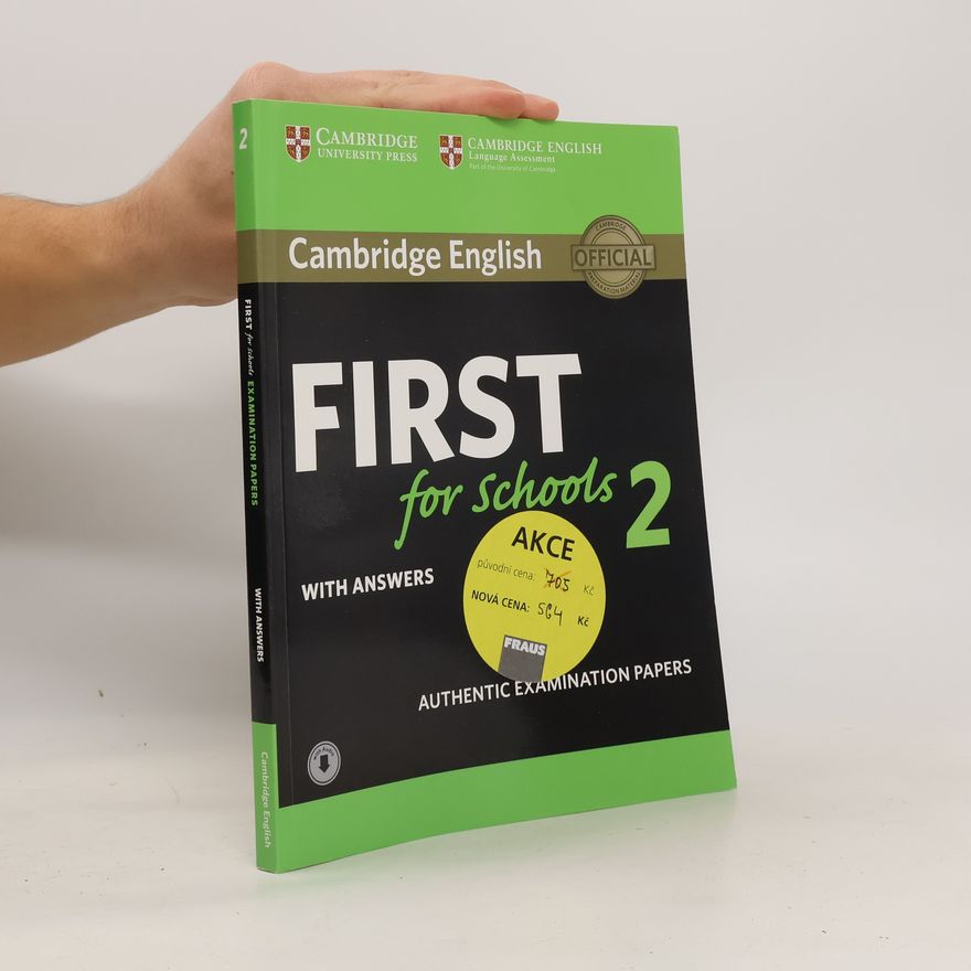Kolektiv autorů Cambridge English First for Schools 2 Student´s Book with answers and Audio