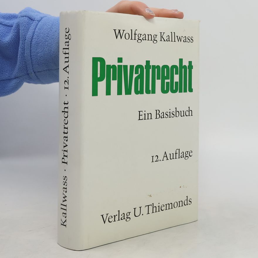 Wolfgang Kallwass Privatrecht