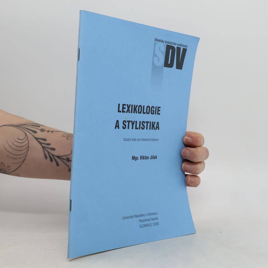 Viktor Jílek Lexikologie a stylistika