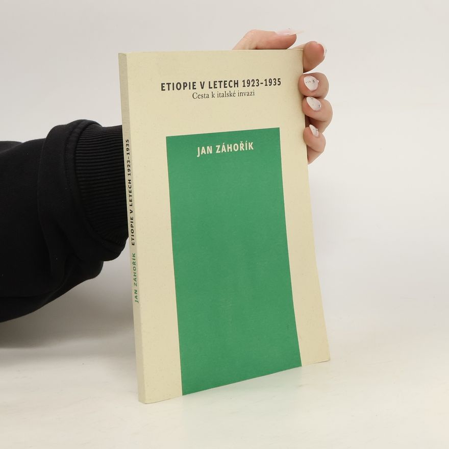 Jan Záhořík Etiopie v letech 1923–1935