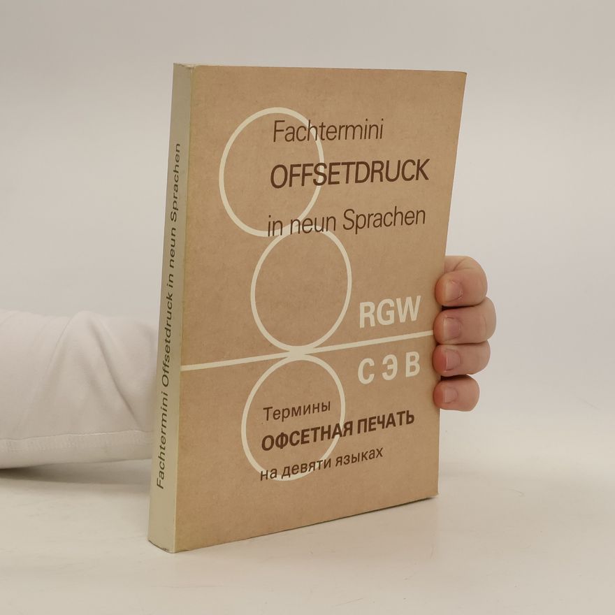 Autorenkollektiv Fachtermini Offsetdruck in neun Sprachen