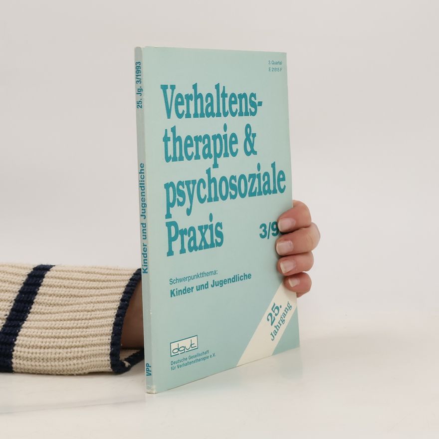 Various authors Verhaltenstherapie & Psychosoziale Praxis