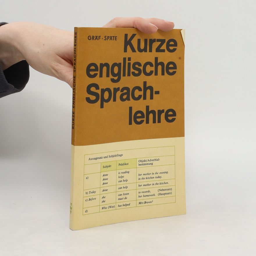 Hans Gerhard Gräf Kurze englische Sprachlehre