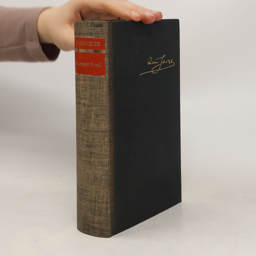 Arthur Schnitzler Leutnant Gustl und andere Erzählungen