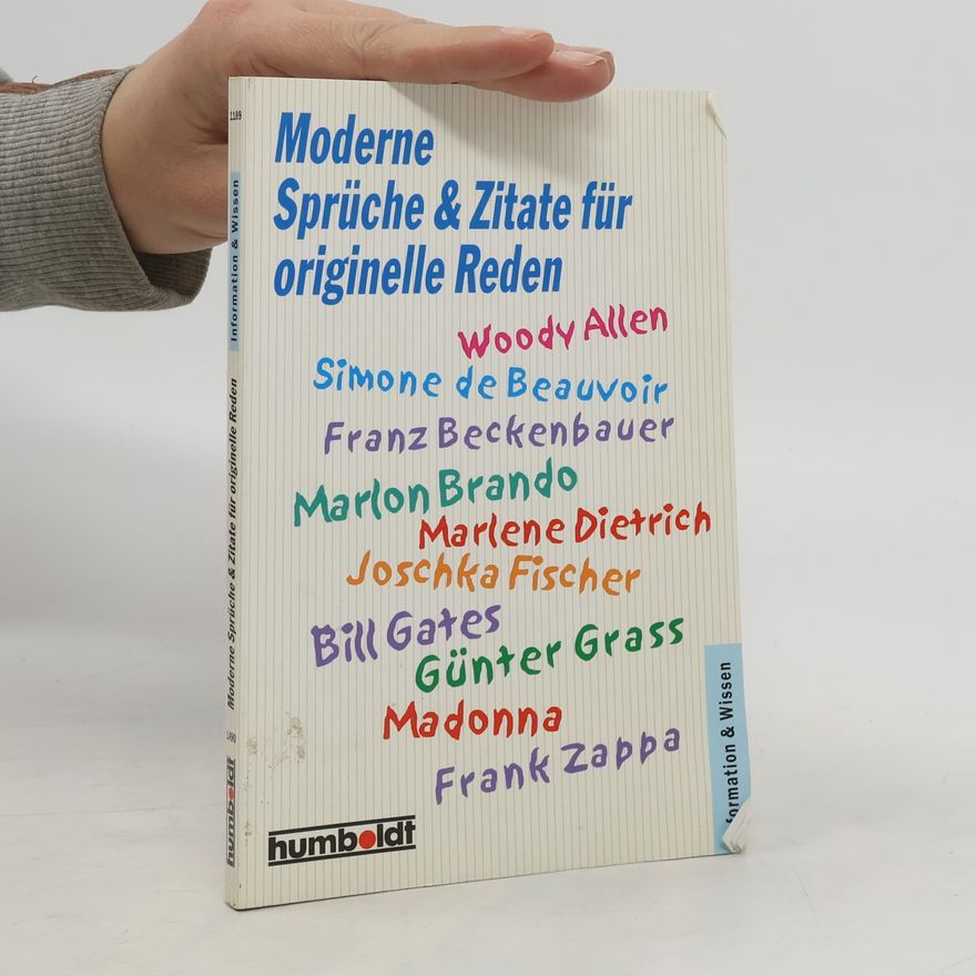 AA.VV. Moderne Sprüche & Zitate für originelle Reden