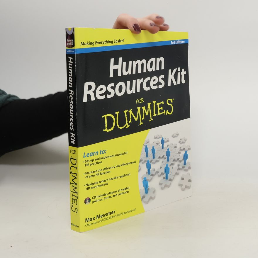 Max Messmer Human Resources Kit for Dummies, 3rd Edition