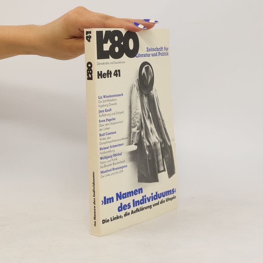 Autorenkollektiv L´80. Zeitschrift für Literatur und Politik Heft 41