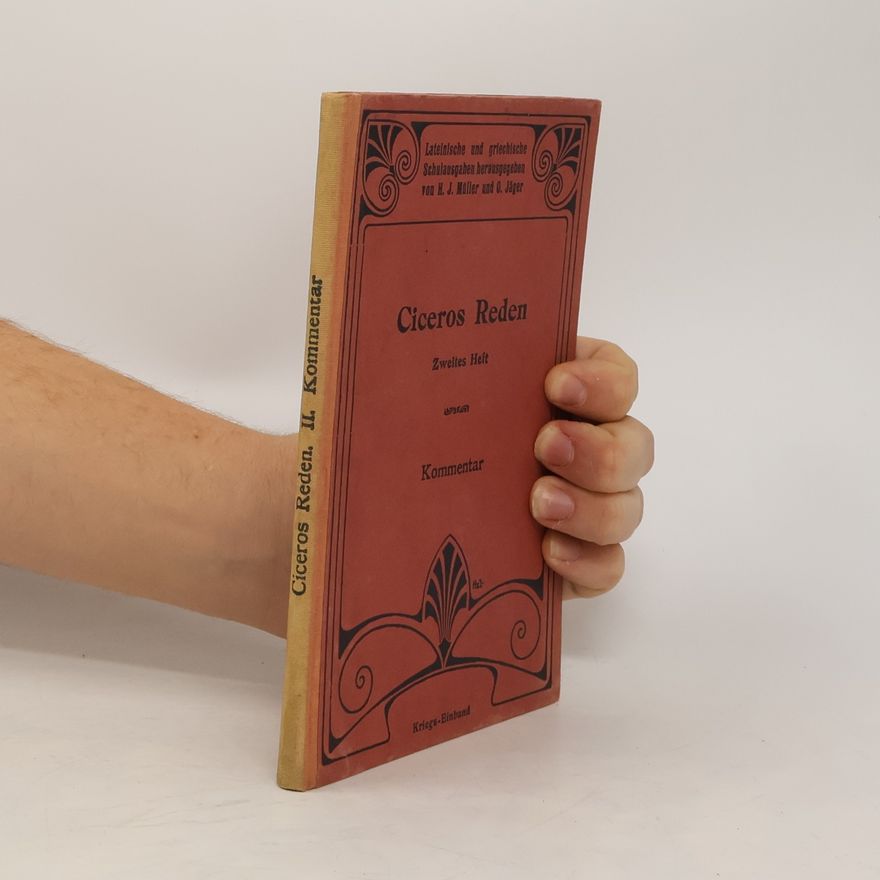 Various authors Ciceros Reden II. Kommentar