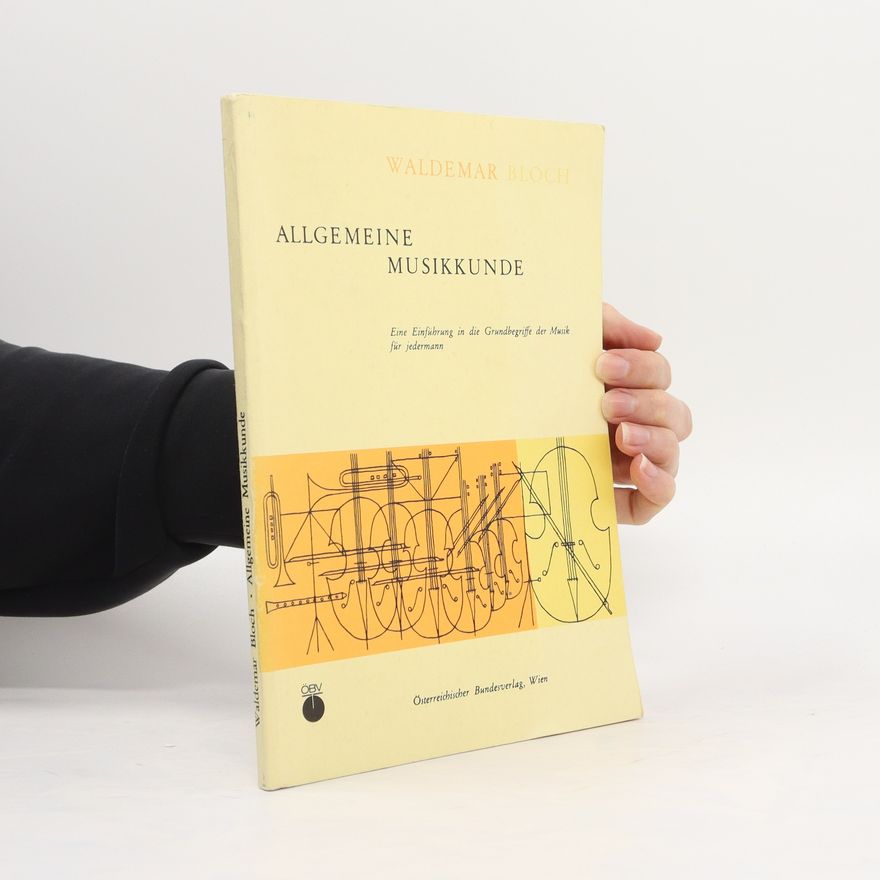 Waldemar Bloch Allgemeine Musikkunde