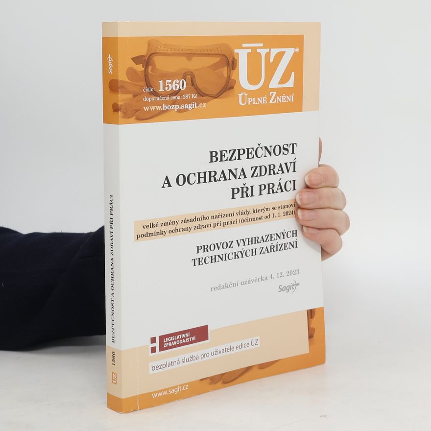 Sagit ÚZ 1560 Bezpečnost a ochrana zdraví při práci