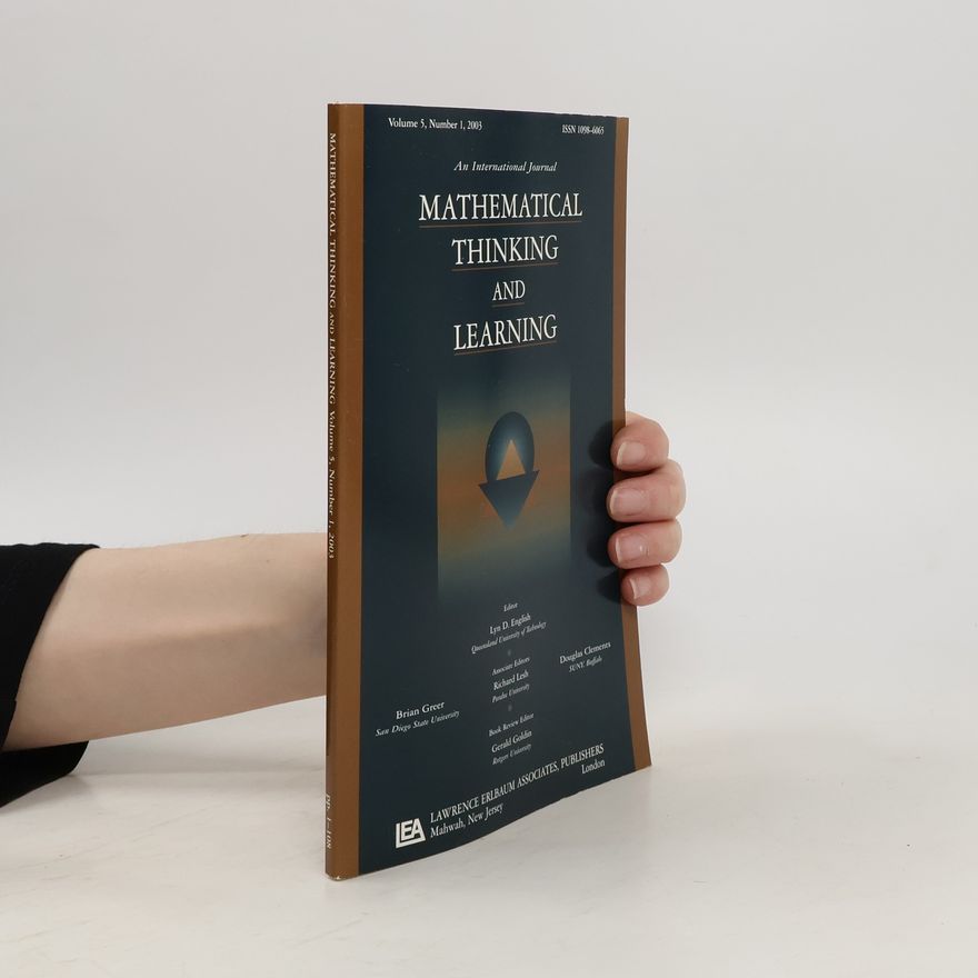 Kolektiv autorů Mathematical Thinking and Learning. Volume 5, Number 1