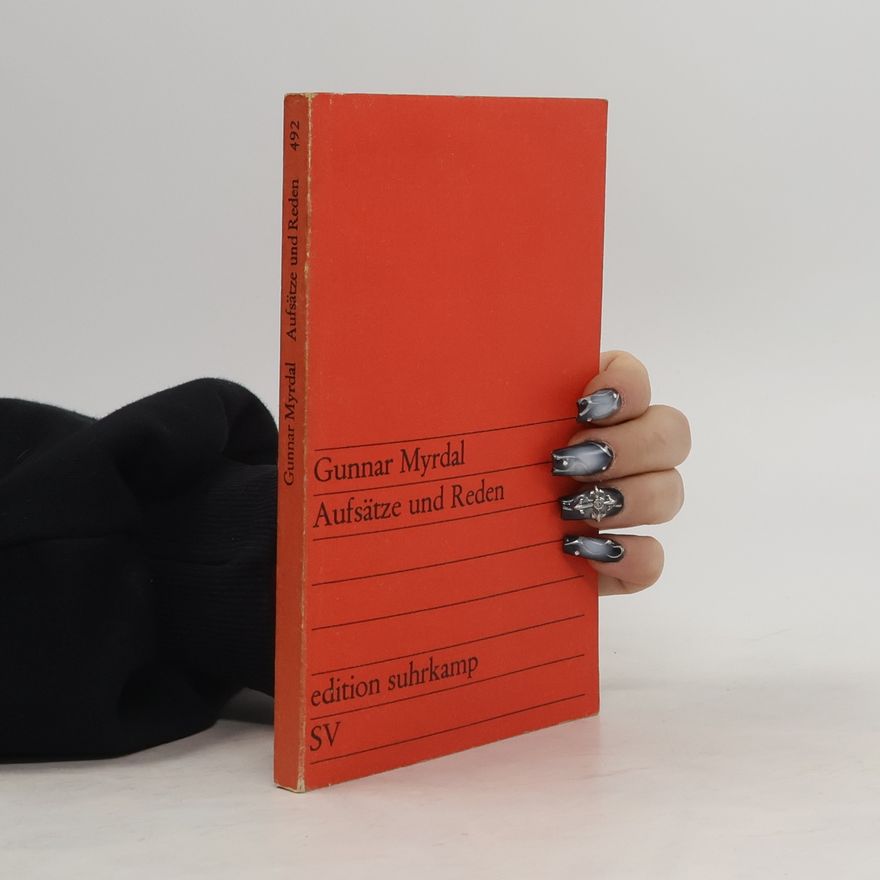 Gunnar Myrdal Aufsätze und Reden