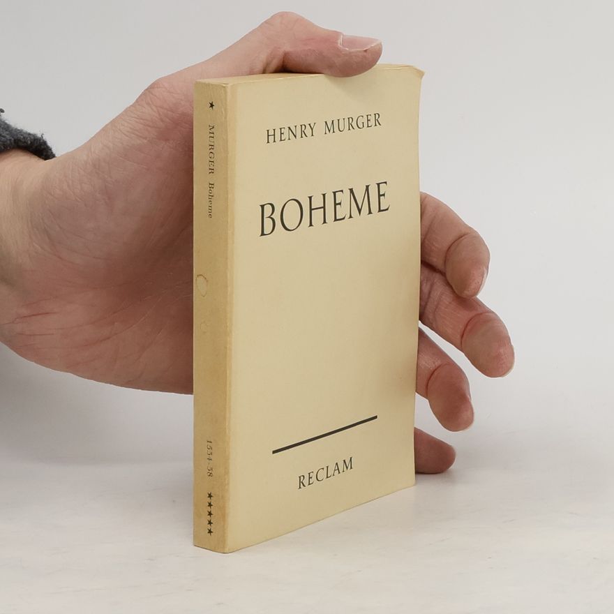 Murger Henry Boheme