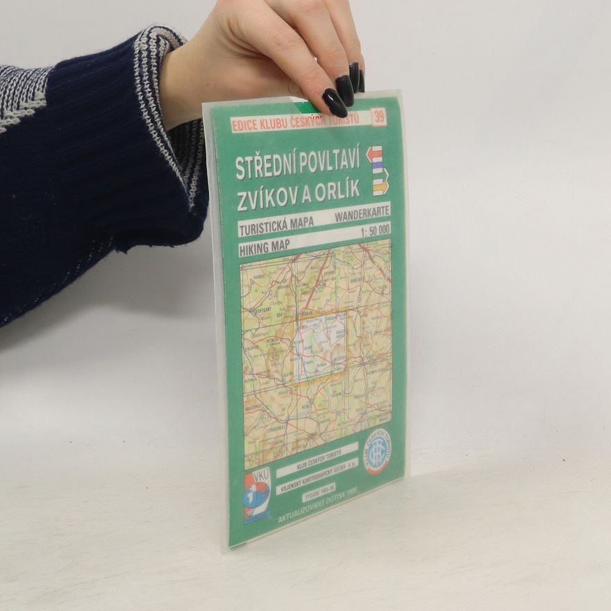 Kolektiv autorů Střední Povltaví. Zvíkov a Orlík turistická mapa 1:50 000