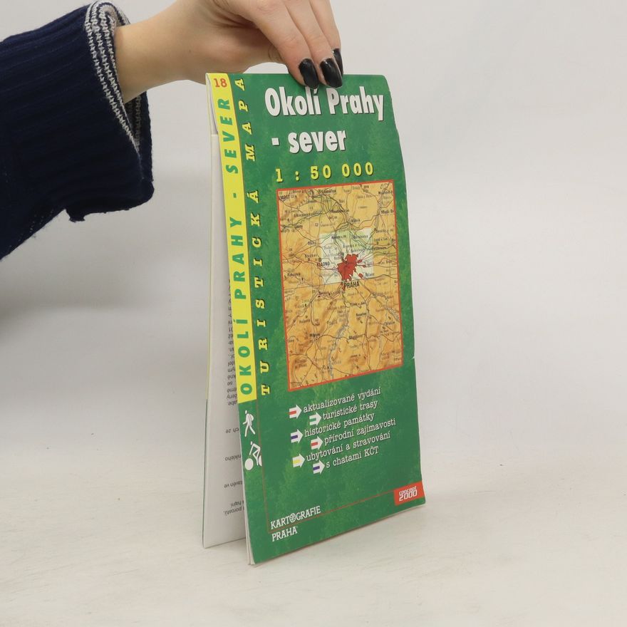 Kolektiv autorů Okolí Prahy-sever. Turistická mapa. Měř. 1: 50 000