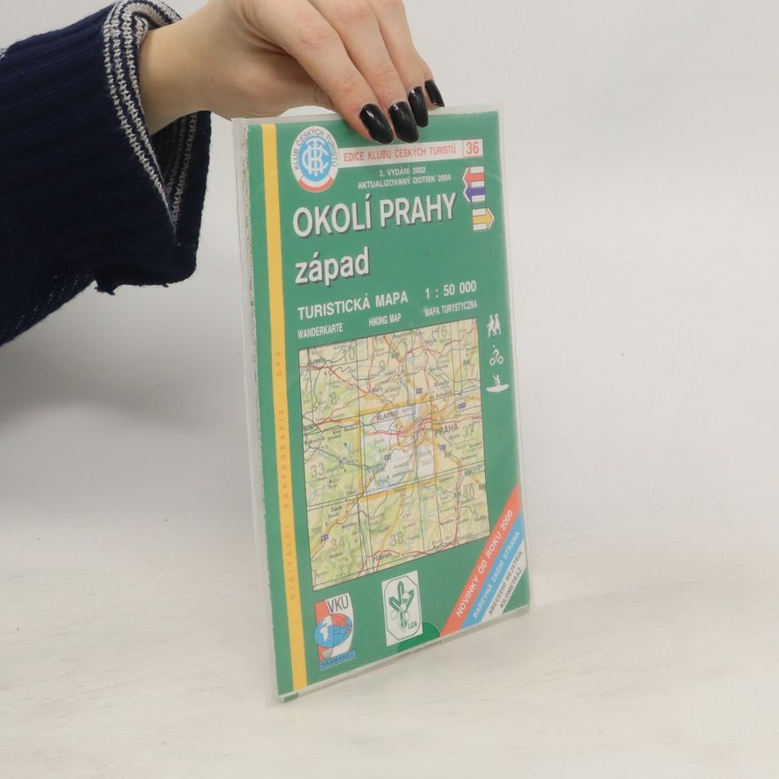 Jiří Rohlík Okolí Prahy - západ, turistická mapa