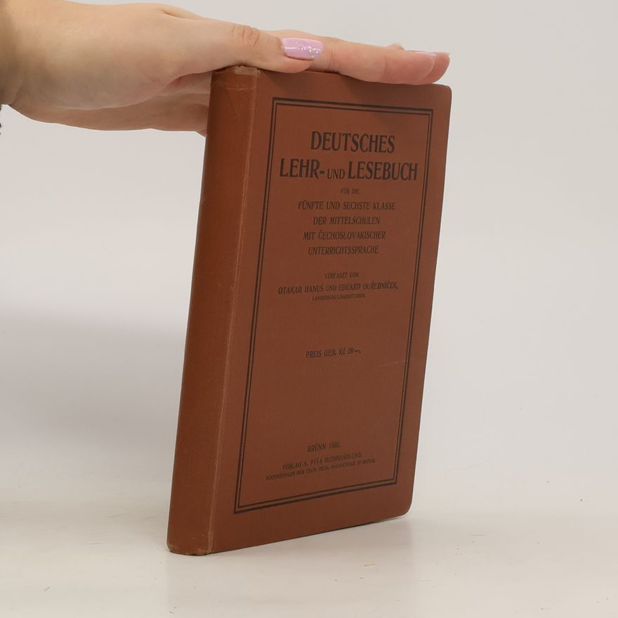 Eduard Ouředníček Deutsches Lehr- und Lesebuch