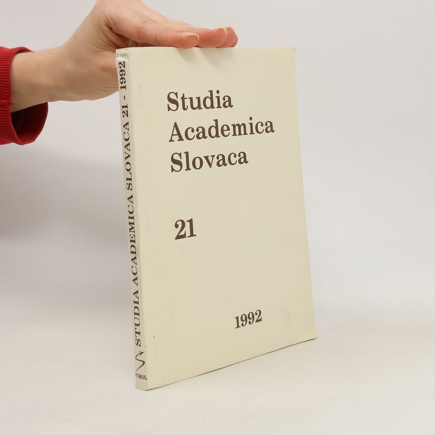 AA.VV. Studia Academica Slovaca 21