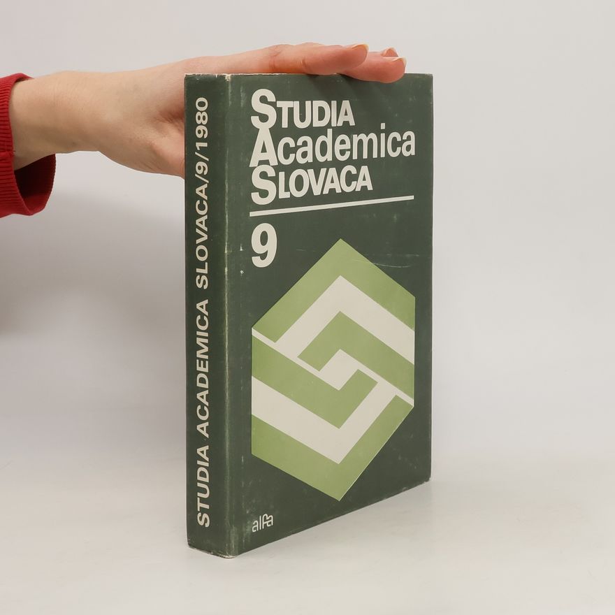 Collectif d'auteurs Studia Academica Slovaca 9