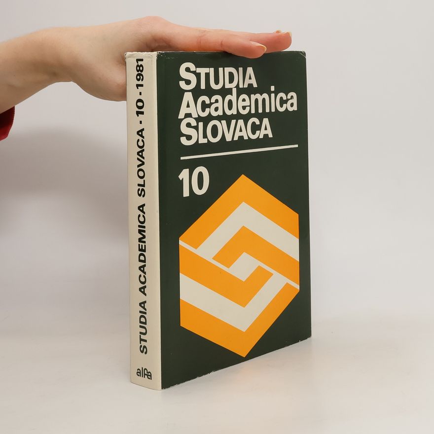 Autorenkollektiv Studia Academica Slovaca 10 : prednášky XVII. letného seminára slovenského jazyka a kultúry