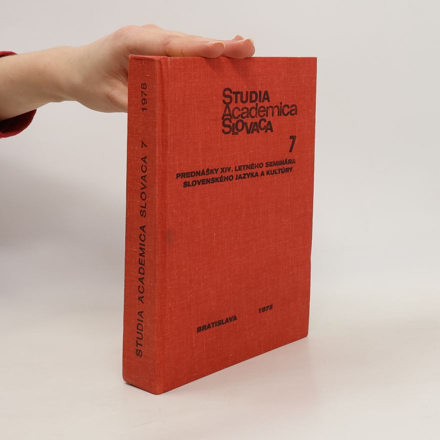 Autorenkollektiv Studia Academica Slovaca 7/1978