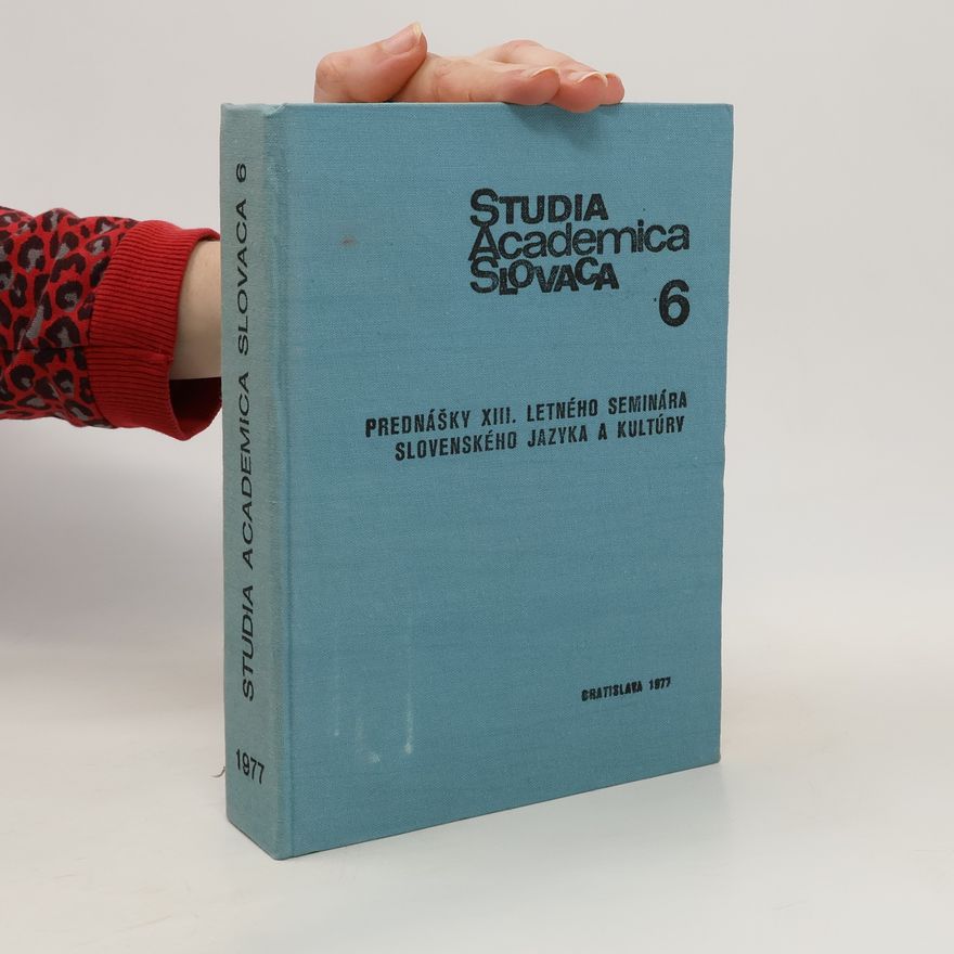Various authors Studia Academica Slovaca 6