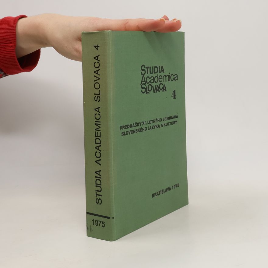 AA.VV. Studia Academia Slovaca 4