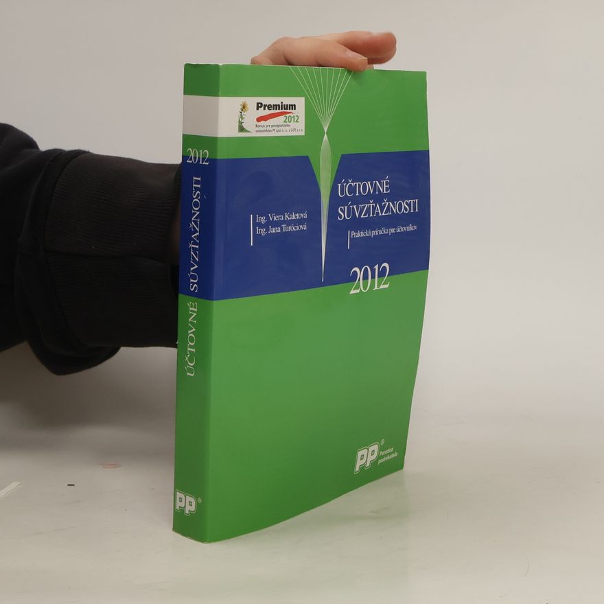 Jana Turóciová Účtovné súvzťažnosti 2012