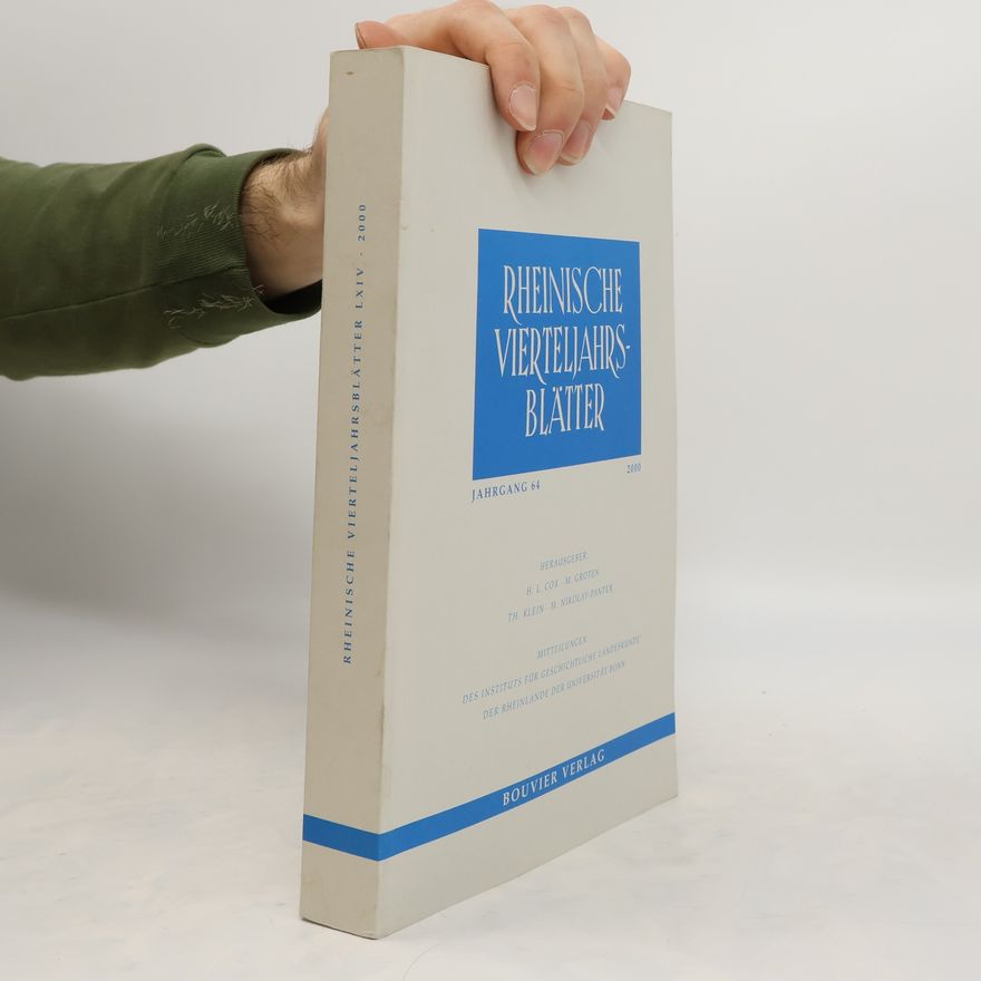 Autorenkollektiv Rheinische Vierteljahrsblätter