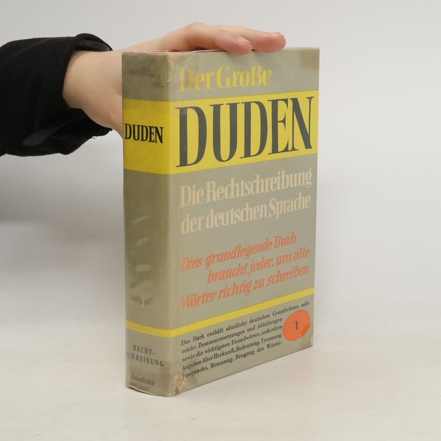 AA.VV. Der Große Duden. Die Rechtschreibung der deutschen Sprache