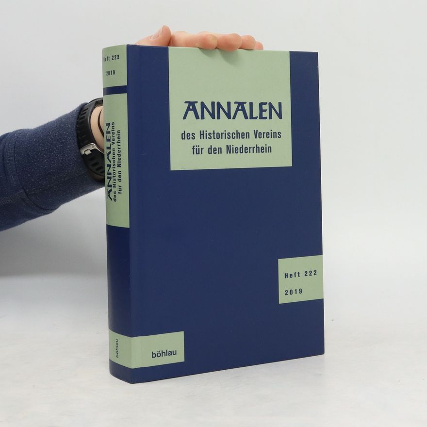 Böhlau-Verlag GmbH Annalen des Historischen Vereins für den Niederrhein
