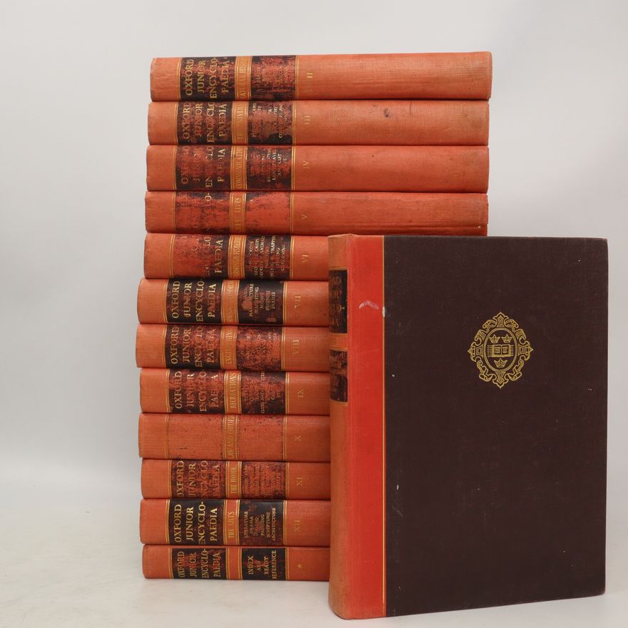 Autorenkollektiv Oxford Junior Encyclopaedia I.- XII. + Index and ready Reference