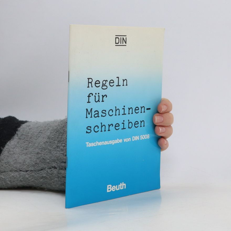 Autorenkollektiv Regeln für Maschinenschreiben