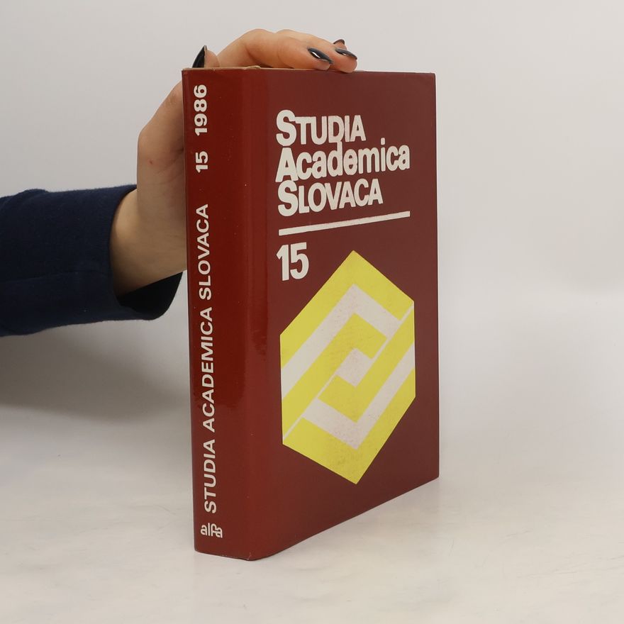 Jozef Mistrík Studia Academica Slovaca 15