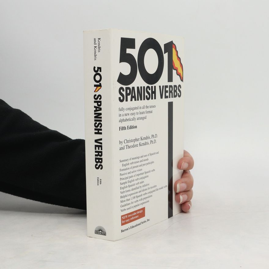 Christopher Kendris 501 Spanish Verbs