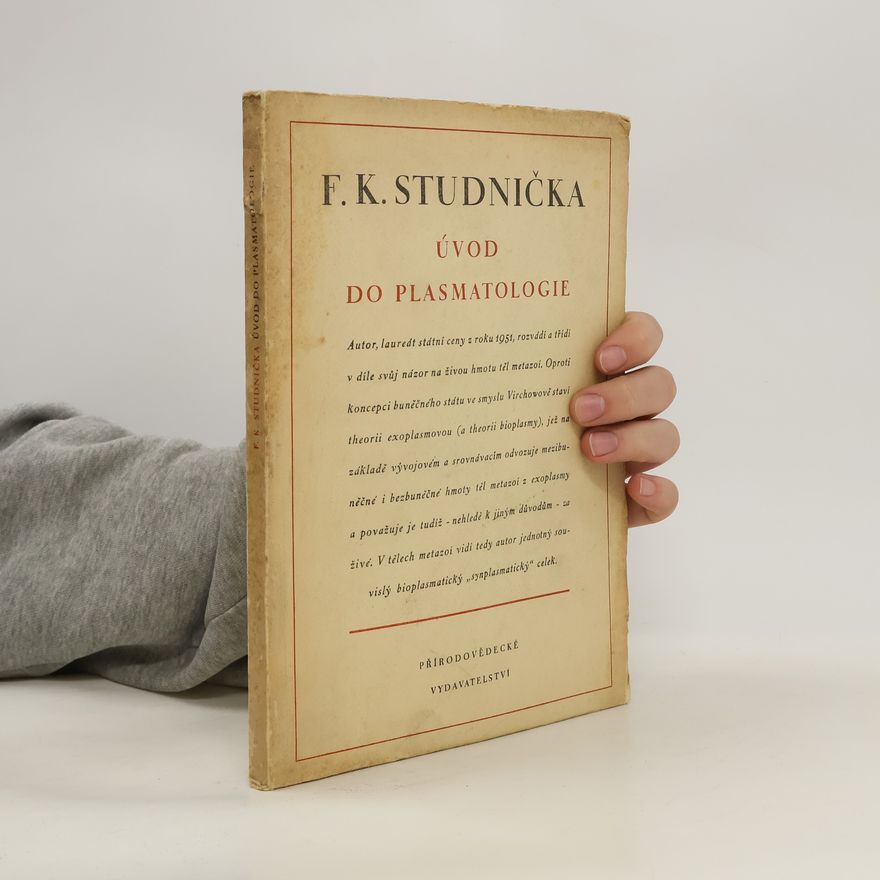 František Karel Studnička Úvod do plasmatologie