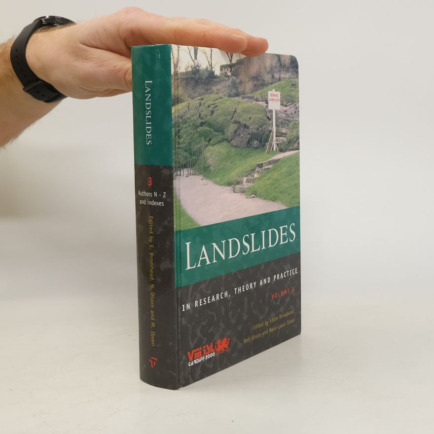 Maia-Laura Ibsen Landslides in Research, Theory and Practice. Volume 3