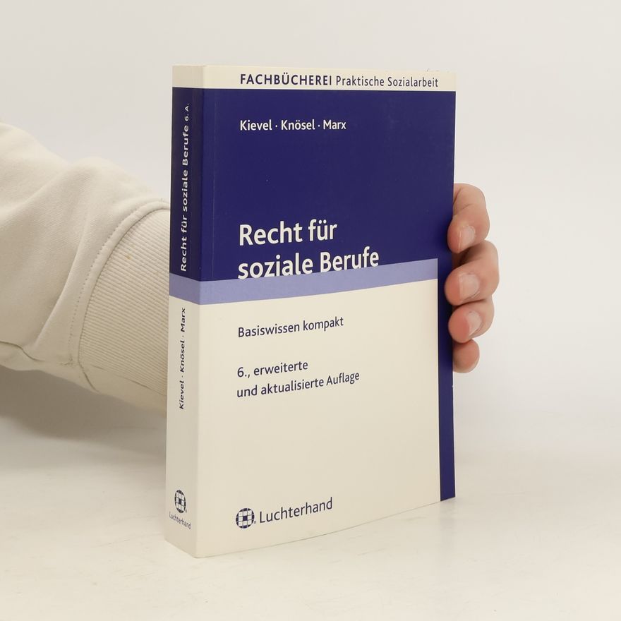 Winfried Kievel Recht für soziale Berufe